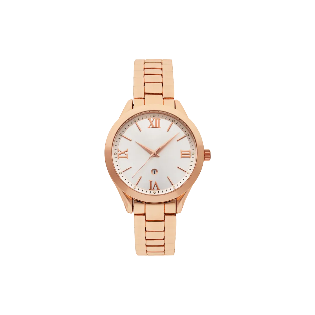 Gold Steel Watch - Image 1