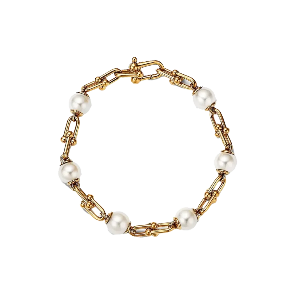 Golden Pearls Bracelet